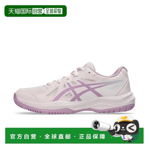 日本直邮asics Upcourt 6 GS 1074A045-701 儿童排球鞋：淡粉红色