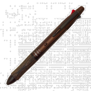 【日本直邮】Pilot百 4色圆珠笔+自动铅笔木杠笔握 BKHFW2SRDBN棕