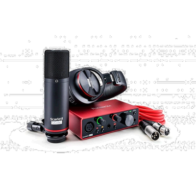 【日本直邮】FOCUSRITE福克斯特音频接口AMS-SCARLETT-SOLO-STU-3