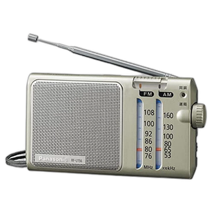 【日本直邮】Panasonic松下 收音机FM/AM/宽频 银色RF-U156-S