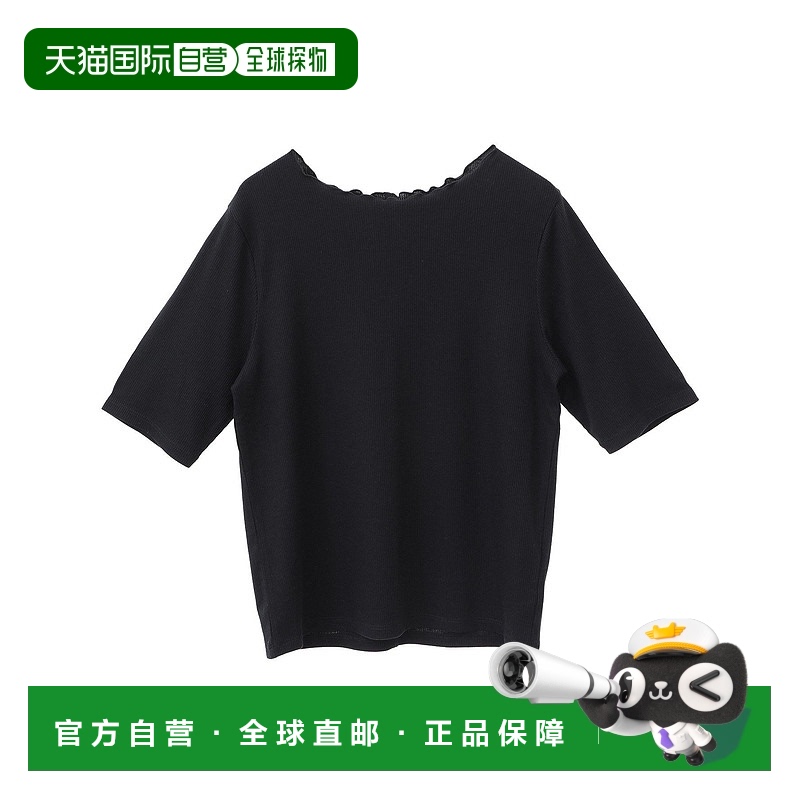 1h可退 日本直邮earth music&ecology 女士短袖拉链上衣 1N52L1C0