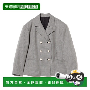 千鸟格双排扣西装 1h可退 女装 ORIGINAL 宽 日本直邮Vermeerist