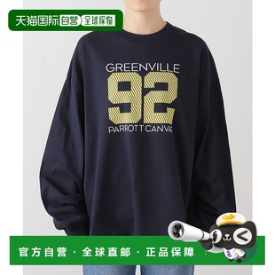 日本直邮PARROTT T恤 CANVAS 全棉宽松长袖 PC2521201 女装 1h可退