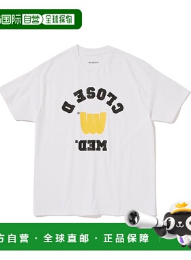 1h可退 日本直邮Kazuma Ogata 男士全棉宽松印花T恤 水曜日主题设