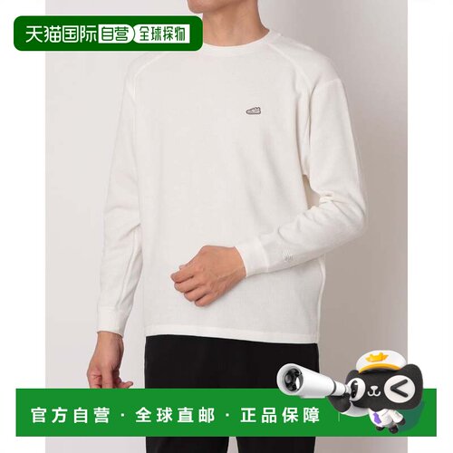 日本直邮New Balance 男士长袖T恤 华夫格长袖T恤 肘部贴布 MT628
