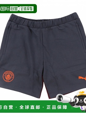 日本直邮Puma-棕褐色男子足球/五人制许可的裤子英国曼城MCFC休闲