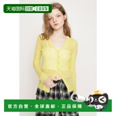 CROCHET SLANT BUTTON开衫 日本直邮SLY SL3994EW030368 上衣