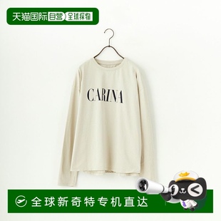 日本直邮MICA&DEAL 0125109001 女士CARINA品牌logo长袖 T恤