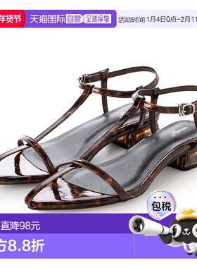 日本直邮RANAN T字带凉鞋 R05096BW12462高跟鞋单鞋