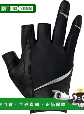 【日本直邮】达亿瓦钓鱼手套 三指裁剪 25DG-7625 黑色