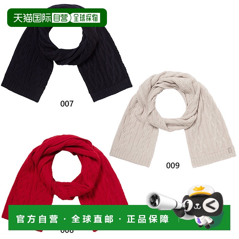 日本直邮Aigle 男女粗针织围巾冬季装备米色AIGLE ZRSBM70