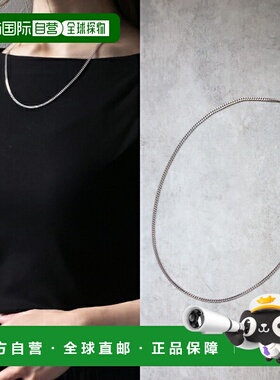 日本直邮TOM WOOD 男女通用古巴链项链 M 号 (100264)925 银配饰