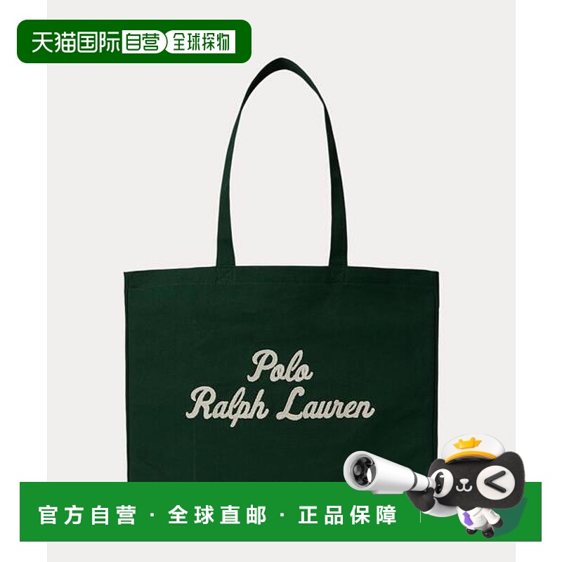 日本直邮RALPH LAUREN 刺绣帆布托特包 [96253194]