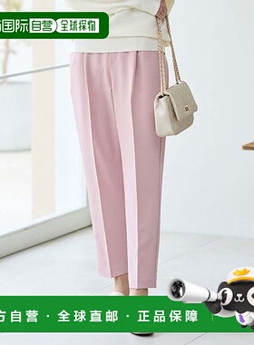 日本直邮Honeys 美格锥形裤 女士办公正装裤 [HN6029EW012303] 女