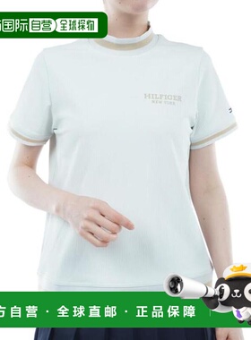 日本直邮Tommy Hilfiger Golf 高张力半袖 mock neck 衬衫 高尔夫