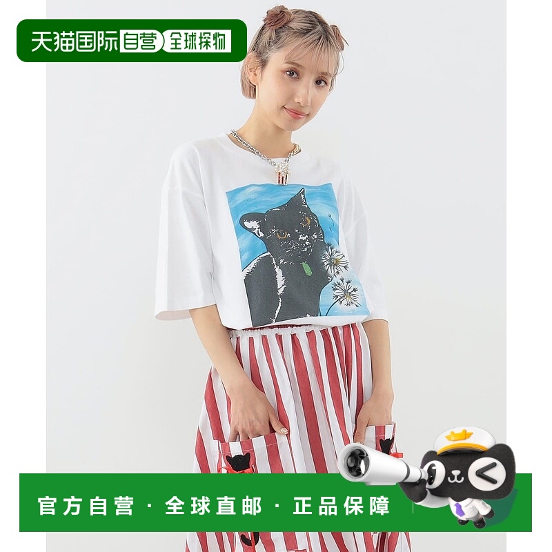 1h可退 日本直邮mmts 小野裕人设计猫咪插画T恤 16040107438