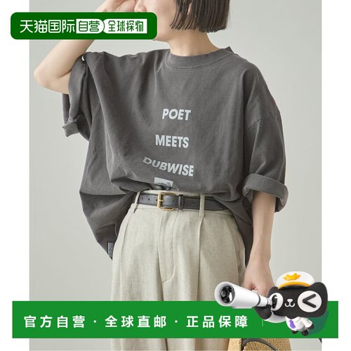 JOURNAL STANDARD 追加 POET MEETS DUBWISE 宽松版型 LOGO T恤