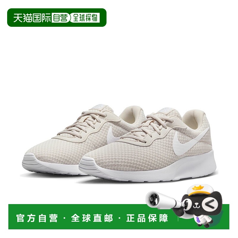 日本直邮Nike Tanjun 复古百搭舒适 网布防滑 低帮跑步鞋 女款 米