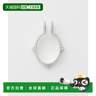 1h可退 日本直邮agete 阿卡朵女士银色边框吊坠 10243117296