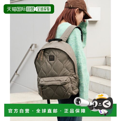 1h可退 日本直邮TAION 女装 羽绒风格轻量双面穿后背包 800FP高质
