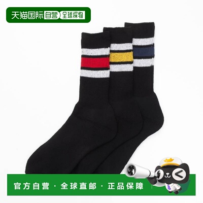 日本直邮Fruit of the Loom Q FTL3P 爸比袜系列（黑色）