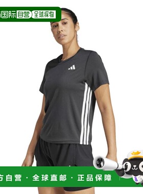 日本直邮adidas 训练基础系列三条纹运动半袖T恤 [KUC81-JH1392]