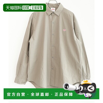 日本直邮DANTON 常规领长袖衬衫男士上衣长袖纽扣衬衫宽松版型[DT