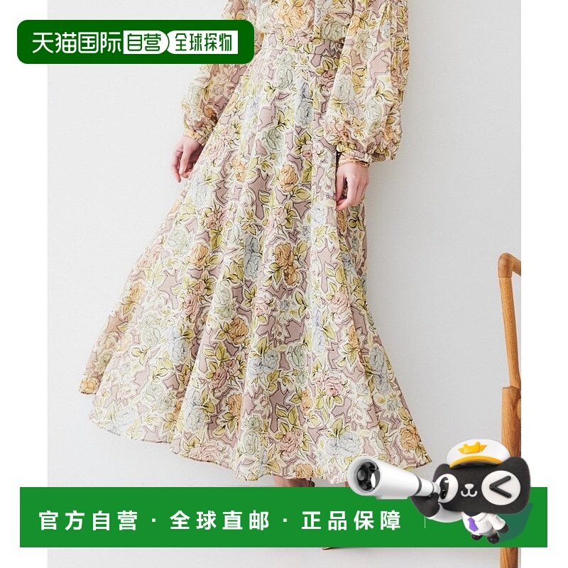 日本直邮UNTITLED 复古花卉印花短裙 [UN1285EW070670]