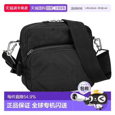 日本直邮BURBERRY博柏利单肩包经典格子男士经典大牌简约风时尚新