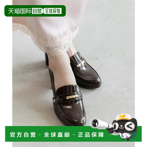 日本直邮RANDA 兰达 三用 漆皮高跟鞋 上拉乐福鞋 深棕色
