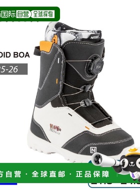 日本直邮NITRO DROID BOA Junior 滑雪靴带 Boa 旋钮内靴
