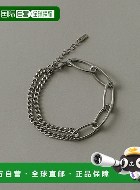 1h可退 日本直邮SMELLY 男士 不同链饰组合设计 高设计感防锈钢链