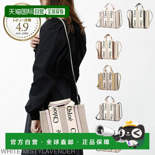 日本直邮Chloe 女士两用托特包 chc22as397i26 521 迷雾薰衣草木