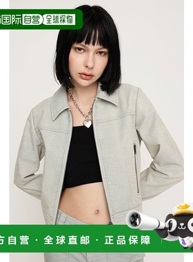 日本直邮SLY WASHED CORDUROY RIDERS夹克 [SL3994EW23212] 灰色