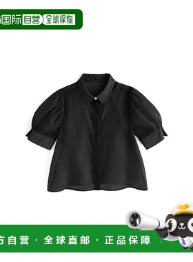 日本直邮日潮 GRL 泡袖透视衬衫 fl002内搭