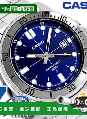 日本直邮卡西欧CASIO石英电池供电MTP-VD01D-2EV标准海外型号男士