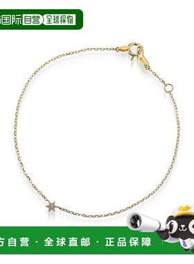 日本直邮日潮 Star Jewelry K10 钻石细款手链 2JU0363黄金饰品