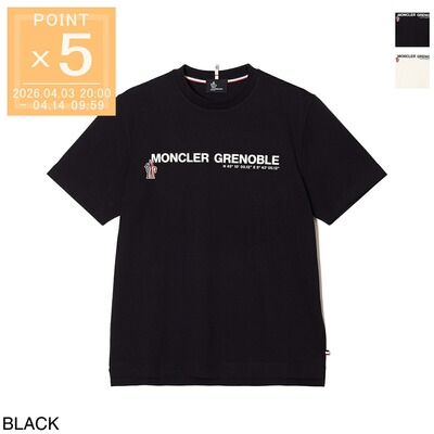 日本直邮Moncler Grenoble 男士圆领T恤 8c00017 89aw1 999 [2026