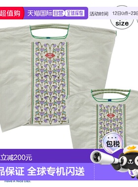 日本直邮Ball&Chain环保袋花卉系列2灰色P.GRAY原色M 和 L 码购物