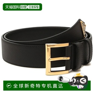 黑金色 腰带 053 日本直邮Prada 1CC545 女款 三角形标志 PRADA
