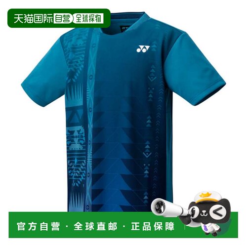 日本直邮Yonex 网球儿童比赛衫 10609J 青蓝色速干