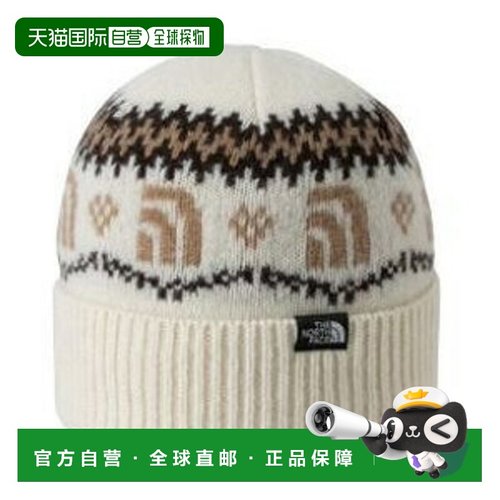 日本直邮THE NORTH FACE 北面半圆顶北欧羊毛帽 NN42432 男士邮购