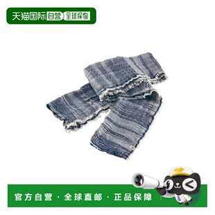 日潮跑腿Montbell蒙贝欧男女同款舒适绉纱围巾复古休闲NV2108147