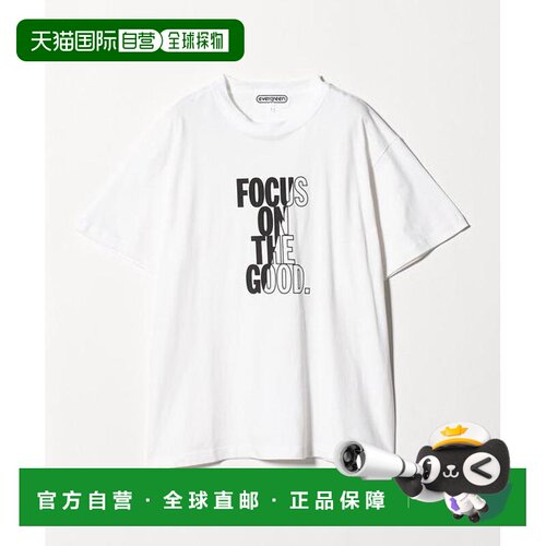 日本直邮BEAUTY&YOUTH UNITED ARROWS evergreen FOCUS 印花T恤