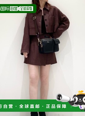 1h可退 日本直邮Samantha Thavasa 女士铆钉款方形单肩包 0003242