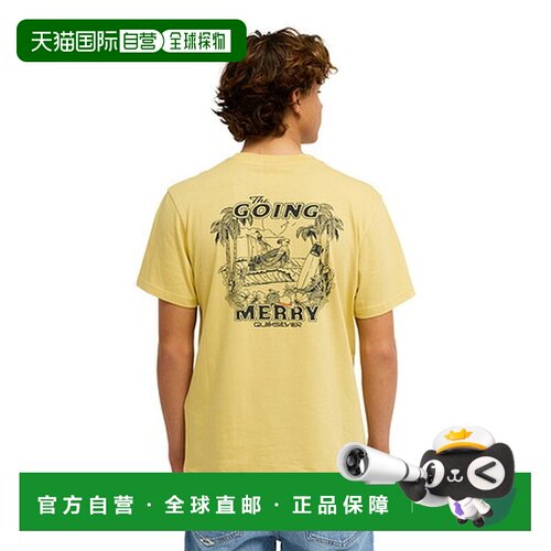 日本直邮Quiksilver Quicksilver男士连体衣梅利号短袖T恤 26SPEQ