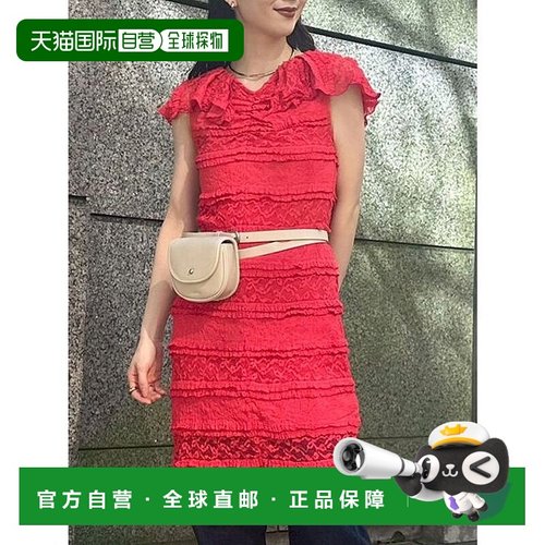 日本直邮LILY BROWN 蕾丝剪裁迷你连衣裙 [L04920EW031270]