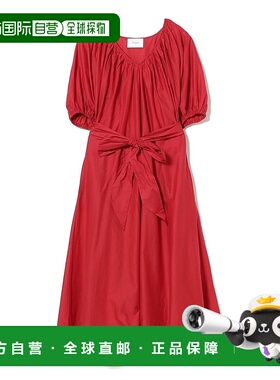 1h可退 日本直邮Merlette 女士宽松V领系带连衣裙 2025春夏新款 6