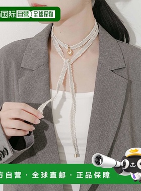 1h可退 日本直邮SMELLY 女士 金属点缀 tweed choker SMA62PF020