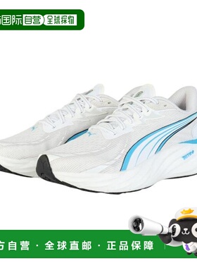 日本直邮PUMA 速度尼诺 4 AP 跑步鞋 [31263503] 白色 蓝色